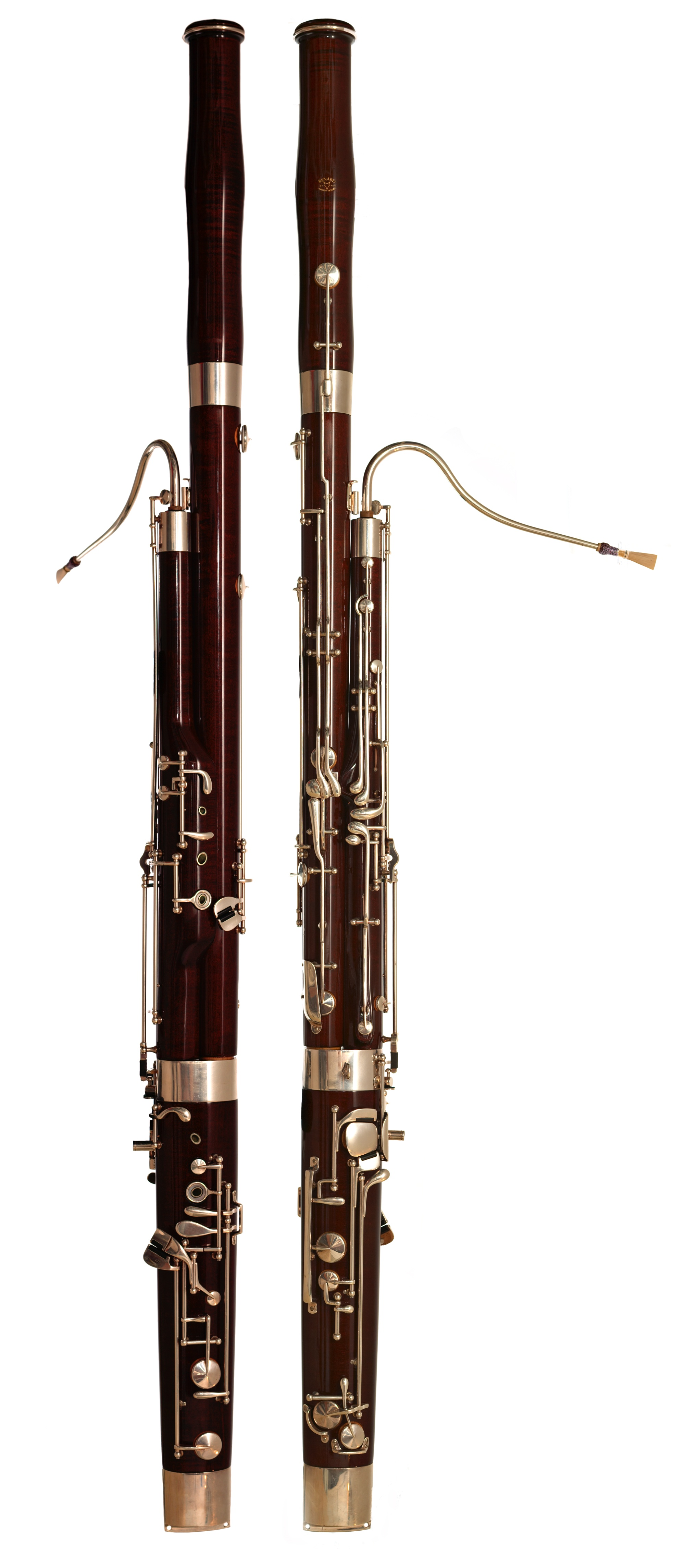 Fox Bassoon showing front and back views